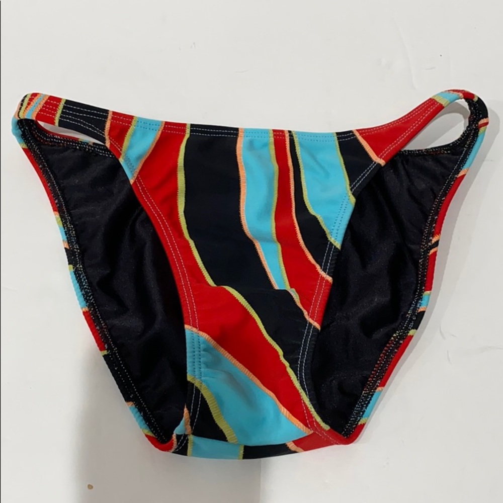 Pompei Beach Striped Bikini Bottom 5/6